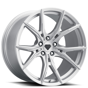 20" Blaque Diamond Wheels BD-F7 Brushed Silver Flow Forged Rims