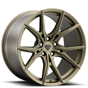 20" Blaque Diamond Wheels BD-F7 Matte Bronze Flow Forged Rims 