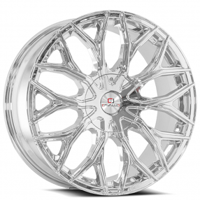 22" Cavallo Wheels CLV-37 Nano Chrome Rims