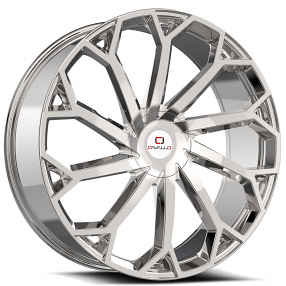 22" Cavallo Wheels CLV-51 Nano Chrome Rims