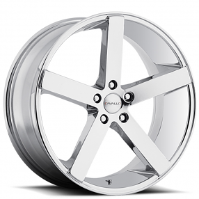 22" Cavallo Wheels CLV-5 Nano Chrome Rims