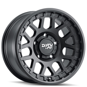 17" Dirty Life Wheels Mesa 9306 Matte Black Off-Road Rims