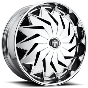 24" Dub Forged Wheels S704 Blang Chrome Spinner Rims