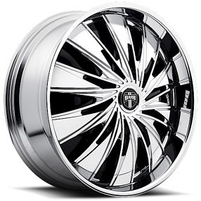 24" Dub Forged Wheels S710 Lixx Chrome Spinner Rims