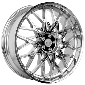 26" Eclipse Wheels 102 Chrome Rims