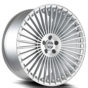 20" Element Wheels EL40 Brushed Silver Rims