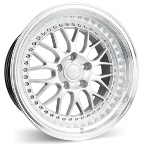 18" ESR Wheels SR01 Hyper Silver JDM Style Rims 