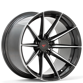 22" Ferrada Wheels F8-FR10 Graphite Machined Flow Formed Rims 