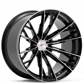 22" Ferrada Wheels FTR11 Machined Black Off-Road Flow Formed Rims