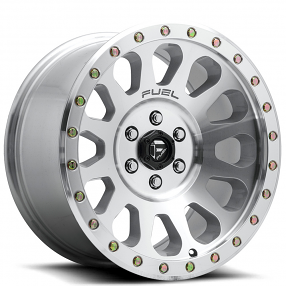 18" Fuel Wheels D647 Vector Machined Off-Road Rims 