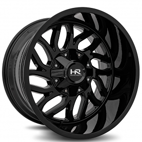 20" Hardrock Wheels H707 Destroyer Gloss Black Off-Road Rims