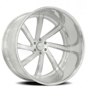 20" Intro Wheels ID331 Exposed 6 Polished Welded Billet Rims