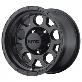17" KMC Wheels KM522 Enduro Matte Black Off-Road Rims