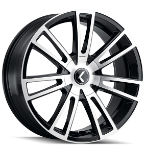 20" Kraze Wheels KR183 Spectra Black Machined Rims