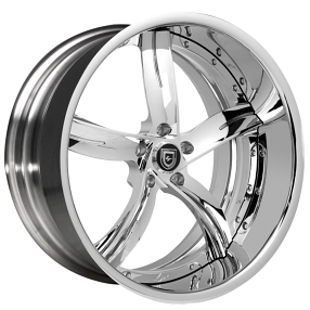 20/21" Lexani Forged Wheels LF-735 Nickle Chrome Rims 