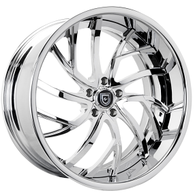 22" Lexani Forged Wheels LF-745 Calypso Chrome Rims
