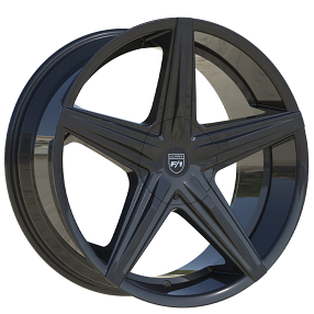22" Lexani Wheels Spectra Gloss Black Rims