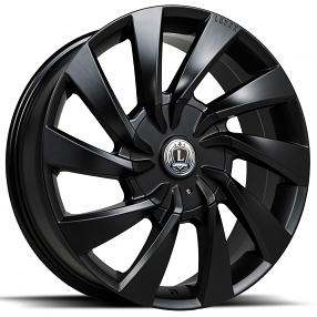20" Luxxx Alloys Wheels Lux30 Satin Black Rims