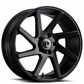 18" Luxxx Alloys Wheels Lux8 Black Rims