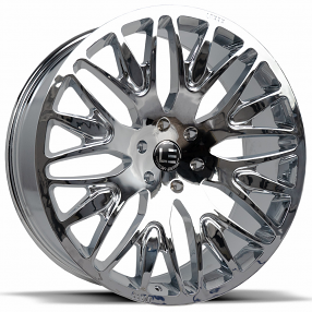 20" Luxxx Alloys Wheels Lux LE7 Chrome Rims
