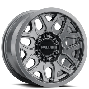18" Method Wheels 322 Gloss Titanium Off-Road Rims
