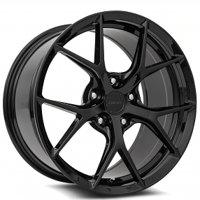 19/20" MRR Wheels FS06 Black Flow Formed Corvette Rims 