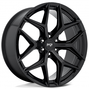 22" Niche Wheels M231 Vice Gloss Black 6-Lug Rims 