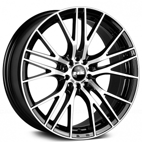 18" NS Wheels Tuner NS1604 Black Machined Rims