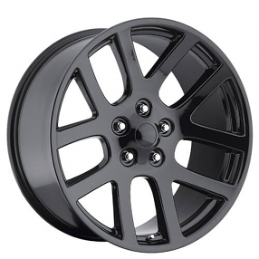 24" Dodge Ram SRT10 Wheels FR 60 Gloss Black OEM Replica Rims