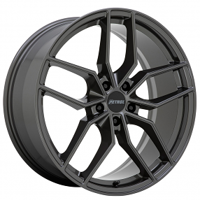 20" Petrol Wheels P5C Gloss Gunmetal Rims