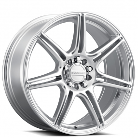 17" Raceline Wheels 148HS Apex Hyper Silver Rims