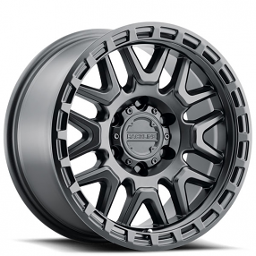 17" Raceline Wheels 953B Krank Satin Black Off-Road Rims