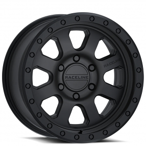 20" Raceline Wheels 959B Avenger 2.0 Satin Black Off-Road Rims