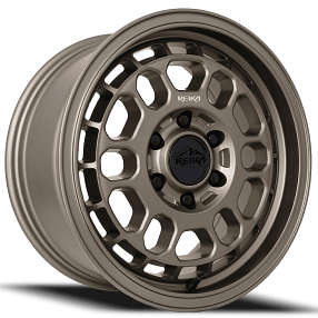17" Reika Wheels R35V Rambler 2500 Bronze Rims