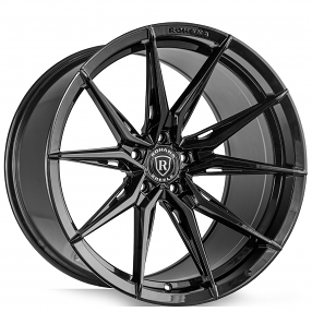 20" Rohana Wheels RFX13 Gloss Black Flow Formed Rims