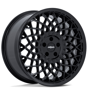 18" Rotiform Wheels RC212 CJJ Gloss Black Flow Formed Rims