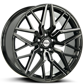 20" Shift Wheels Spring Gloss Black Milled Rims 