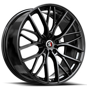 18" SPEC-1 Wheels SP-61 Gloss Black Rims 