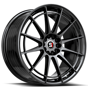 18" SPEC-1 Wheels SP-64 Gloss Black Rims 