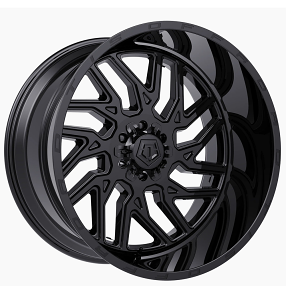 26" TIS Wheels 544B Black Off-Road Rims
