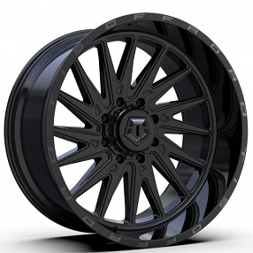 22" TIS Wheels 547B Black Off-Road Rims