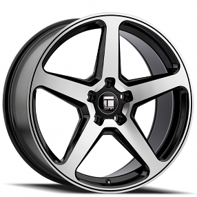 20" Touren Wheels TF96 3296 Black Machined Flow Formed Rims