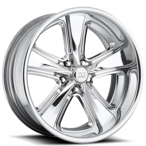 28" U.S. Mags Forged Wheels Deuce US325 Polished Vintage Forged 2-Piece Rims