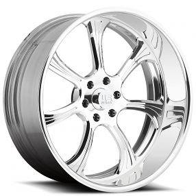 19" U.S. Mags Forged Wheels El Rey US429 Polished Tuckin Series Rims