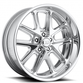 28" U.S. Mags Forged Wheels M-One US362 Polished Vintage Forged 2-Piece Rims