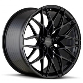 20" Varro Wheels VD42X Gloss Black Spin Forged Rims