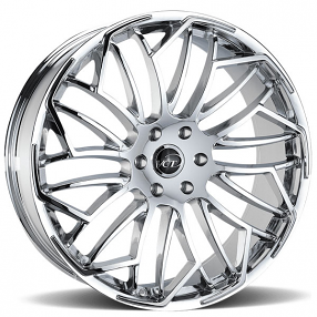 24" VCT Wheels Slider Chrome Rims