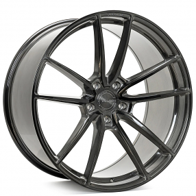 22" Velgen Wheels VF5 Brushed Titanium Flow Formed Rims 