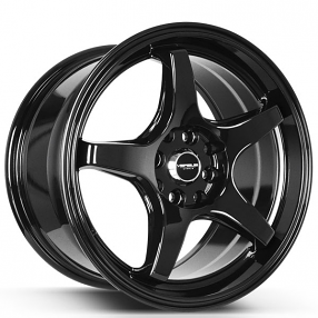 18" Versus Wheels VS005 Black Rims