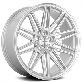 20" Staggered Vossen Wheels CV10 Silver Polished Rims 